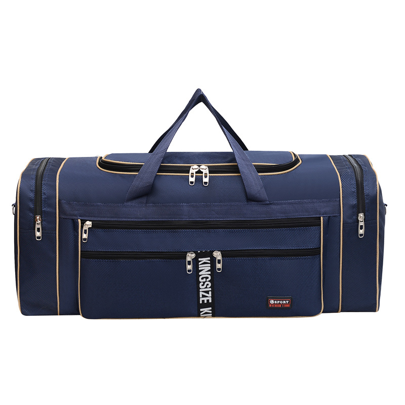 main_7-199 Men Leisure Sports Alphabet Foldable Large Capacity Nylon Duffle Bag - Image 1