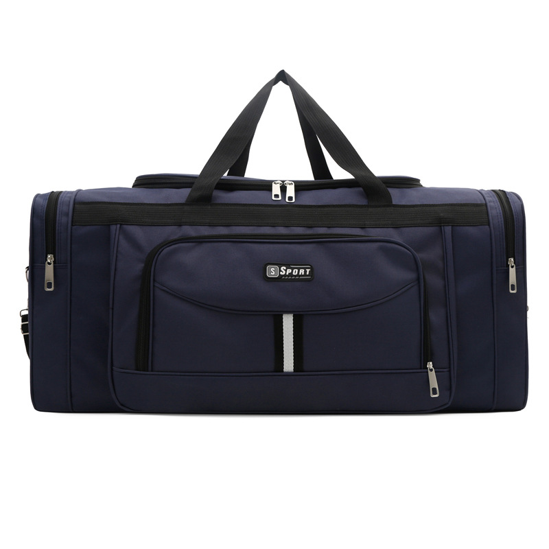 main_7-209 Wholesale Men Casual Sports Basic Alphabet Foldable Large Capacity Oxford Duffle Bag - Image 1