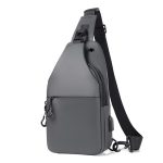 Wholesale Men Casual Vintage Commuter Zipper Oxford Chest Bag - Image 7