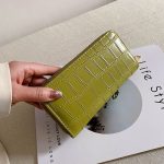 Women'S Fashion Personality Stone Pattern Money Long Zipper Purses - Image 7