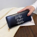 Wholesale Women Fashion Letter Printing Zipper Coin Purse - Image 7