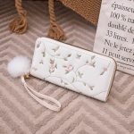 Wholesale Women Fashion Antique Embroidery Embroidery Pom Decoration Multi-Card Long Coin Purse - Image 7
