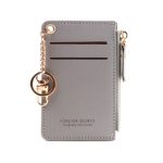 Women Fashion Short Cute Card Holder Coin Pouch Zipper Card Holder Wallet - Image 7