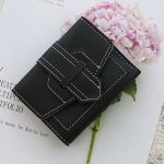 Women Fashion Solid Color Tri-Fold Compact Wallet - Image 7