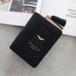 Women Fashion Cat Decoration Tassel Short Vertical Buckle Wallet - Image 8