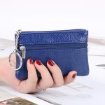 Women Fashion Solid Color Zipper Compact Wallet - Image 8