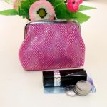 Women Fashion Retro Fabric Clip Compact Wallet - Image 9