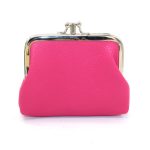Women Fashion Solid Color Clip Compact Wallet - Image 9