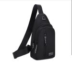Men Fashion Double Zipper Waist Chest Bag - Image 8