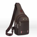 Wholesale Men Fashion Casual Commuter Oxford Chest Bag - Image 7