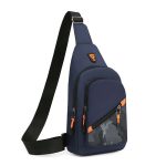 Wholesale Men Fashion Casual Basic Commuter Camouflage Nylon Chest Bag - Image 8