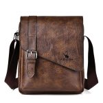 Wholesale Men Casual Basic Commuter Zipper PU Crossbody Bag - Image 7