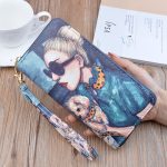 Women Fashion Print Long Coin Purse - Image 8