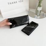 Wholesale Women Fashion Glossy Marble Multi-Slot Trousers Coin Purse - Image 8