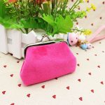 Women Fashion Candy Color Plush Coin Purse - Image 9