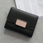 Women Fashion Stitching Contrast Color Retro Wallet - Image 9