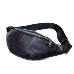 Women Simple Leather Zipper Chest Bag - Image 7