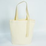 Wholesale Simple Multicolor Ribbon Canvas Tote Bag - Image 6