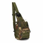 Men Fashion Casual Camouflage Tactical Canvas Chest Bag - Image 2