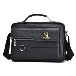 Wholesale Men Fashion Casual Retro PU Crossbody Bag - Image 5