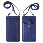 Wholesale Women Fashion Multifunctional Crossbody Vertical Retro Mini One Shoulder Crocodile Pattern Coin Purse - Image 8