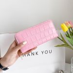 Women'S Fashion Personality Stone Pattern Money Long Zipper Purses - Image 9