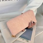Wholesale Women'S Fashion Crease Woven Mid Zip Coin Purse - Image 9