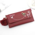 Women Fashion Bowknot Solid Color Long Coin Purse - Image 6
