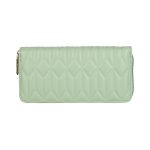 Women Fashion Creasing Solid Color Mid-Length Coin Purse - Image 9