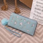 Wholesale Women Fashion Antique Embroidery Embroidery Pom Decoration Multi-Card Long Coin Purse - Image 9