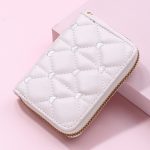 Women Fashion Cute Embroidered Heart Compact Wallet - Image 10