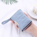 Women Fashion Pu Leather Mini Zipper Compact Wallet - Image 9