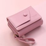 Women Fashion Zipper Compact Wallet - Image 9