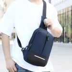 Wholesale Men Fashion Casual Oxford Cloth Large Capacity Adjustable Strap Chest Bag