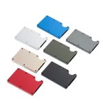 Wholesale Men Fashion Casual Metal Aluminum Alloy Card Holder Anti-Magnetic Rfid Wallet - Image 2