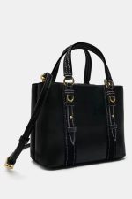 Wholesale Women Fashion Casual Solid Color Portable Bucket Handbag - Image 5