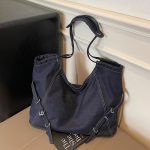 Wholesale Women Fashion Retro Large Capacity Denim Shoulder Bag