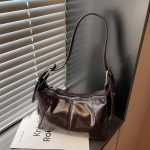 Wholesale Women Fashion Casual Solid Color Soft Leather Shoulder Bag