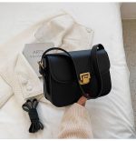 Wholesale women fashion casual Simple solid color Small Square Shoulder Bag - Image 2