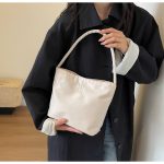 Wholesale Women Fashion Casual Solid Color Nylon Embroidered Shoulder Bag - Image 4