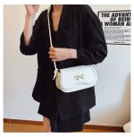 Wholesale Women Fashion Casual Solid Color Bowknot Buckle Crossbody Bag - Image 4