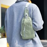 Wholesale Men'S Fashion Casual Solid Color Portable Chest Bag - Image 2