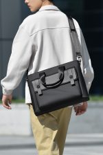 Wholesale Men'S Fashion Casual Travel Large Capacity Waterproof Crossbody Handbag Briefcases Bags - Image 4