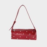 Wholesale Women Fashion Elegant Pearl Decorative Baguette Shoulder Bag