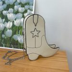 Wholesale Women Fashion Creative High-Heeled Shoes Chain Shoulder Bag