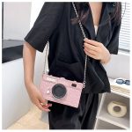Women Fashion Creative Camera-Shaped Chain Shoulder Bag - Image 3