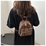 Wholesale Women Fashion Casual Leopard Backpack - Image 4