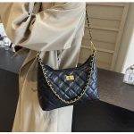 Wholesale Women Fashion Casual Rhomboid Chain Shoulder Bag - Image 2