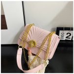 Fashion Scalloped Lock Embroidery Square Shoulder Bag - Image 2