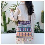 Wholesale Women Fashion Boho Printed Large Capacity Tassel Crossbody Bag - Image 3